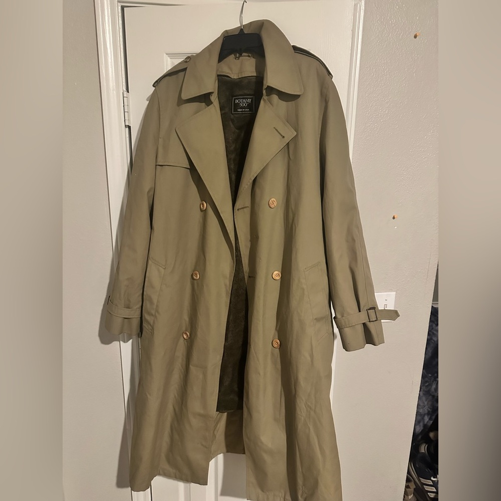 Vintage Made in USA Botany 500 Trench Coat